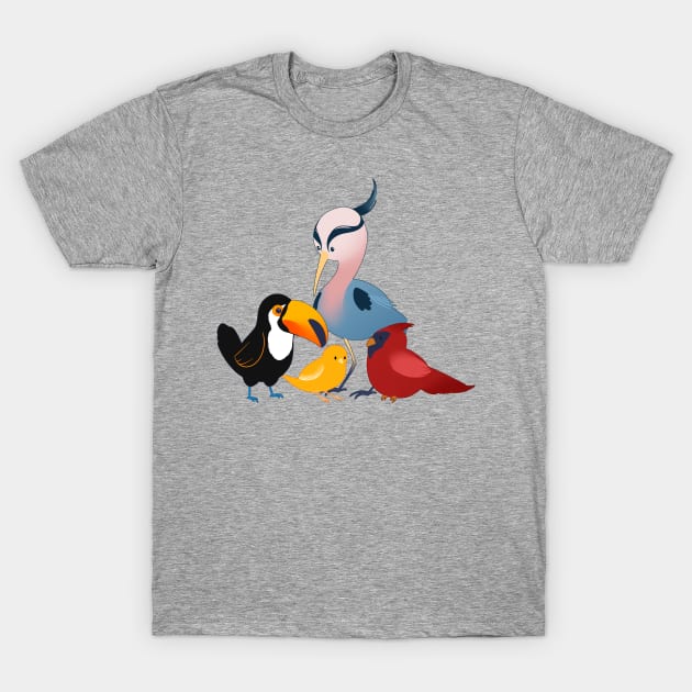 Little Birds T-Shirt by Lledra